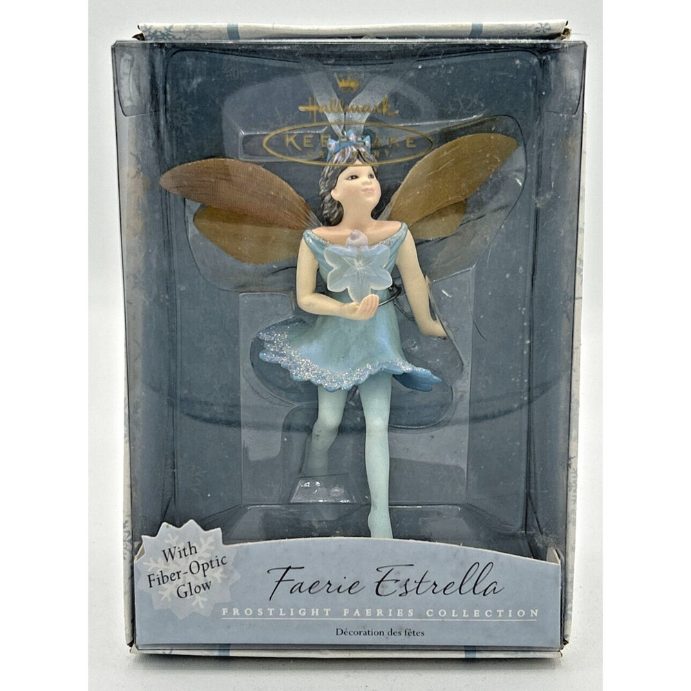 2001 Hallmark Frostlight Faeries Faerie Estrella Ornament NOS SKU‎ U37
